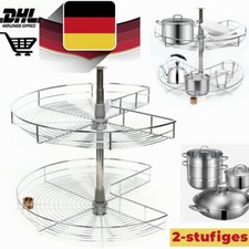 Küche Karussell Schrank Drehboden Eckschrank 270° Eckdesign Cabinet Carousel