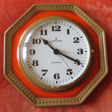 Junghans Küchenuhr Wanduhr Quartz mit Glasdeckel 4286
