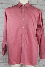 Herren Freizeithemd rose 41 Permaflott DDR TRUE VINTAGE 80's men's casual shirt