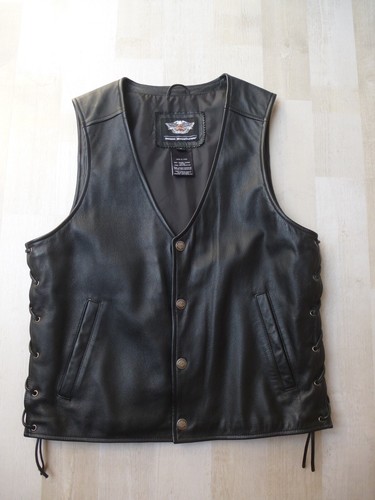 Harley davidson lederweste - harley-davidson,