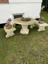 Sitzgruppe Garten Stein