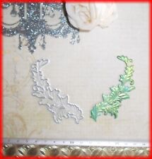 Stanzschablone Blumengrün Blatt Stanzform Cutting Dies Stanze ca. 8,3 x 3 cm