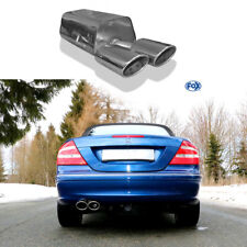 FOX Sportauspuff Mercedes Coupe Cabrio CLK Typ 209 ab Bj. 2002  2x115x85mm