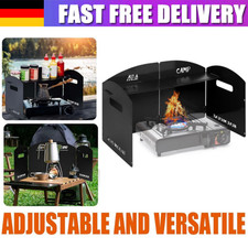 4 Platten Windschutz Faltbarer