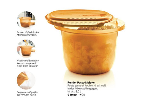 Tupperware runder pastameister - tupperware,