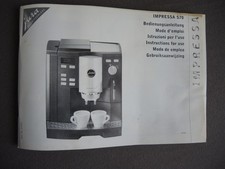 Jura Impressa S70 Bedienungsanleitung