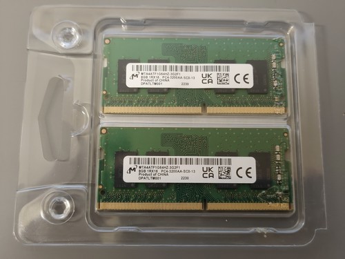 16gb micron 8gb - 8gb, ddr4