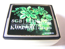 8GB Compact Flash Card 133x (