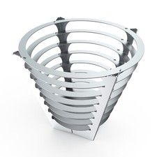 Feuerkorb Feuertonne Feuerschale Groß Rund Steckbar Leichte Reinigung