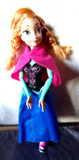 Disney FROZEN Prinzessin Anna m. Schlittschuhe Barbie Puppe Eislauf Mattel 2013 