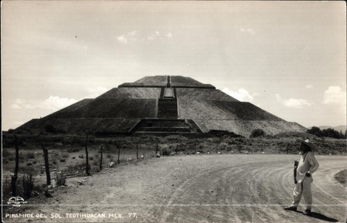 Piramide del sol teotihuacan - piramide,