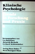 Klinische Psychologie; Trends