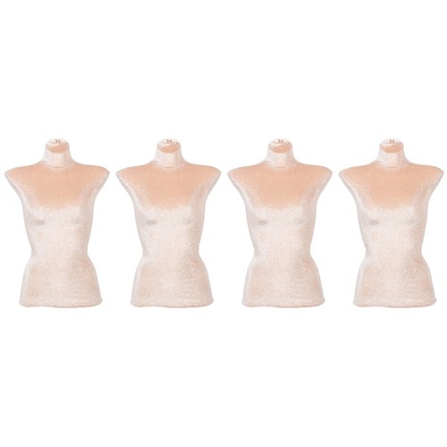 Beige mannequin velour cloth - beige,