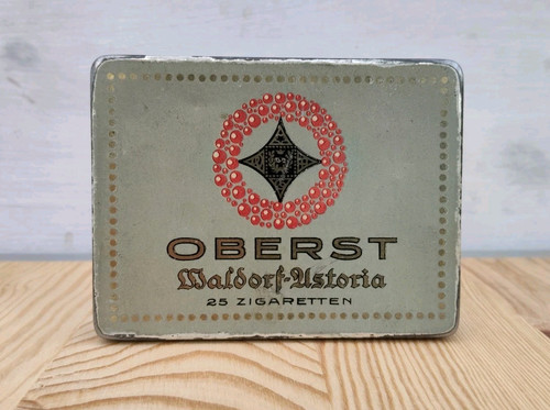 Alte zigarettendose oberst - zigarettendose,