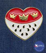 Karnevalspin Kölner Wappen Herzform Pin Anstecker Sticker Karneval in Köln, NEU