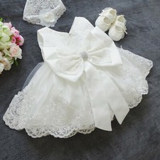  Taufkleid  +Stirnband+Schuhe