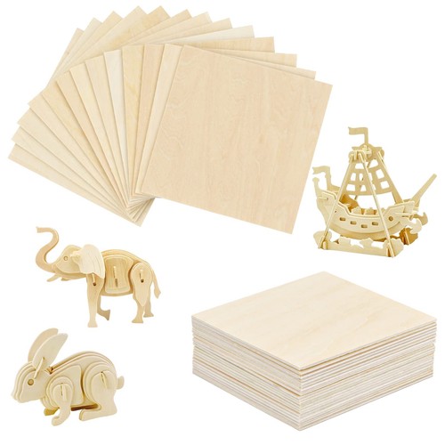 Set mit balsaholzblättern - set,