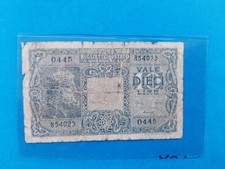 1 x 10 Lire Italien / Geldschein Banknote von 1944 ''