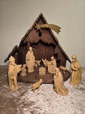 11 Krippenfiguren alt Tiroler