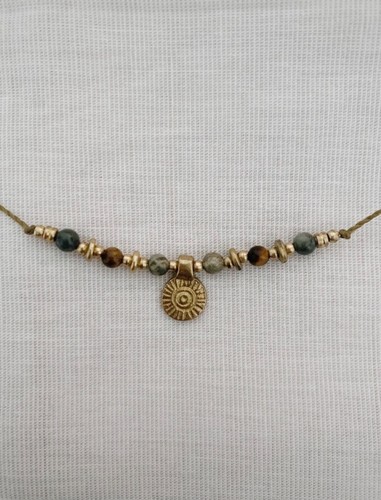 Choker kette mit - mit, edelstein