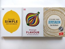 Yotam Ottolenghi - Simple + Flavour + Jerusalem - 3 Kochbücher im Set - DHL