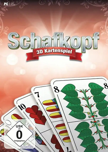 Schafkopf kartenspiel - 3d,