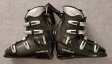 Dachstein V5 – Skischuhe, 4-Schnallen, schwarz/silber – BSL 356 mm