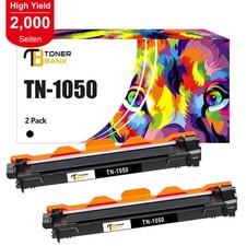 2 Toner Kompatibel Für Brother TN1050 DCP1510 DCP1512 HL1110 MFC1810 1815 1910W