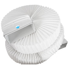 Lüftungskanal Flachkanal 220x90 Super Flexibel Abluftkanal PVC Flex Schlauch NEU