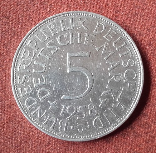 Brd deutsche mark 1958 - deutsche,