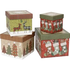 Naturfarbene Geschenkboxen