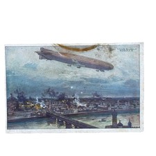 Postkarte AK Luftschiff
