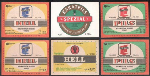 Ddr bieretiketten - ddr, 6