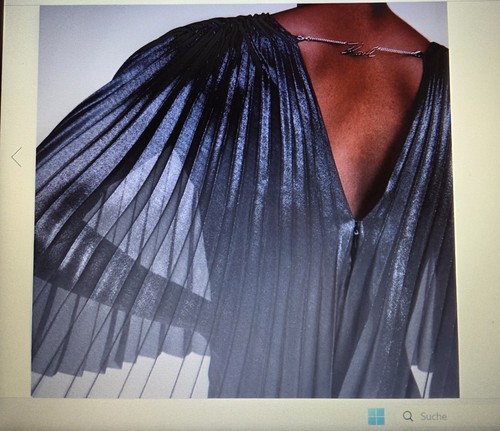 Karl lagerfeld gunsilver cape - gunsilver,