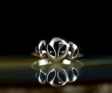 Ring Silber 925 Alien 20 mm UFO - witzig & ausgefallen silver anello