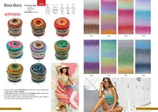 Mondial Bora Bora 100g Ägyptische Baumwolle Bambus Garn Stricken Wolle Häckeln