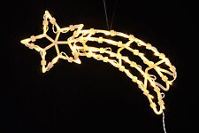 XL LED Weihnachts Fensterbild - Sternschnuppe - Deko Fenster Beleuchtung Timer