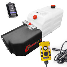 Hydraulikaggregat, Hydraulik Pumpe + FUNK,  12V 180 bar LKW Kipper Anhänger