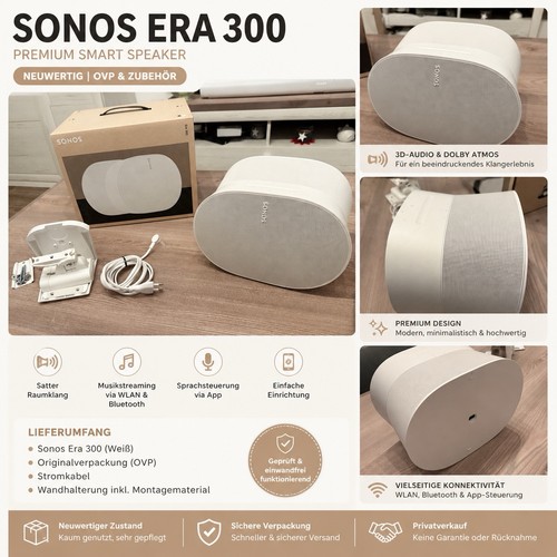 Sonos era 300 weiß - sonos, +