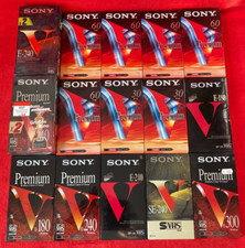 Sony vhs videokassetten - 17,