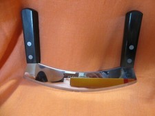 unbenutzt AMC present KräuterMesser Wiegemesser einschneidig Pizzamesser Klinge