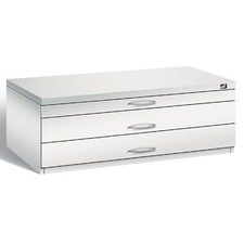 Flachablageschrank mit 3