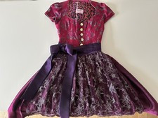 Designer Couture Dirndl Purple
