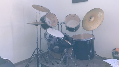 Giant black beat schlagzeug - black,