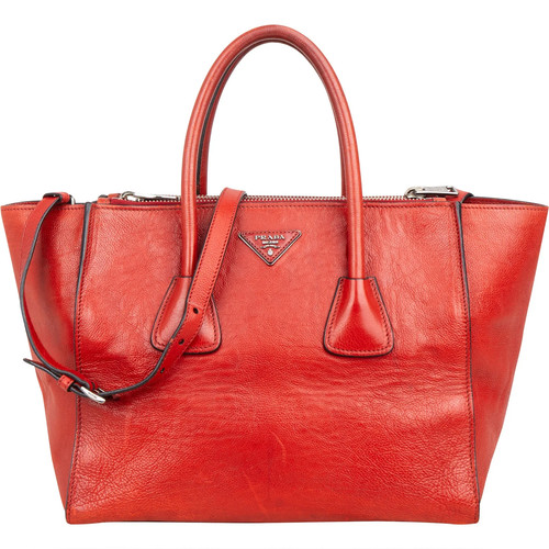 Prada glaced grained leather - prada,