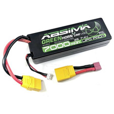 Absima Modellbau-Akkupack Batterie LiPo 7.4V 7000mAh 2 Zellen 50 C Stick XT90