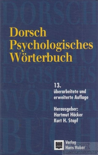 Buch dorsch psychologisches - buch:,