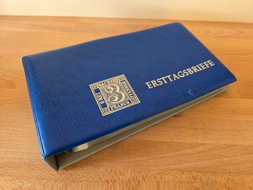 Fdc album blau briefalbum - fdc-album,