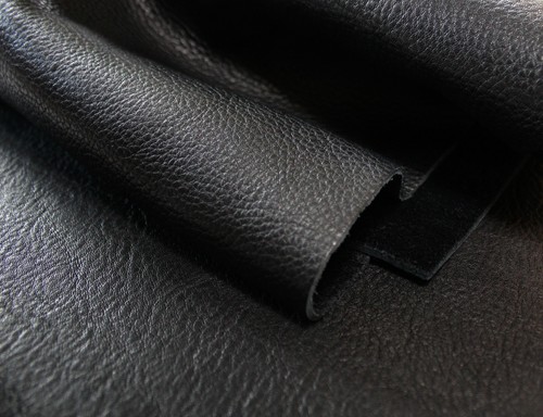 Großes lederstück schwarz - großes,