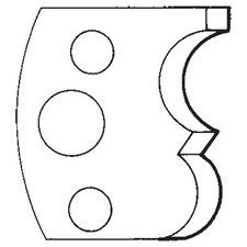 Scheppach Profilmesser Paar